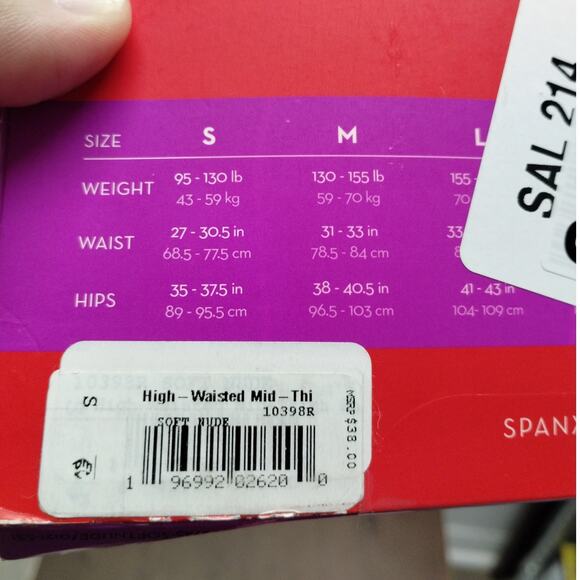 Spanx NEW (READ) Size Small Higher Power Short High-Waisted Seamless Shaper - Picture 8 of 8